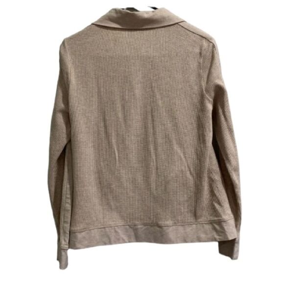 Talbots Tan Zip-Up Light Jacket — Size M - Picture 3 of 6